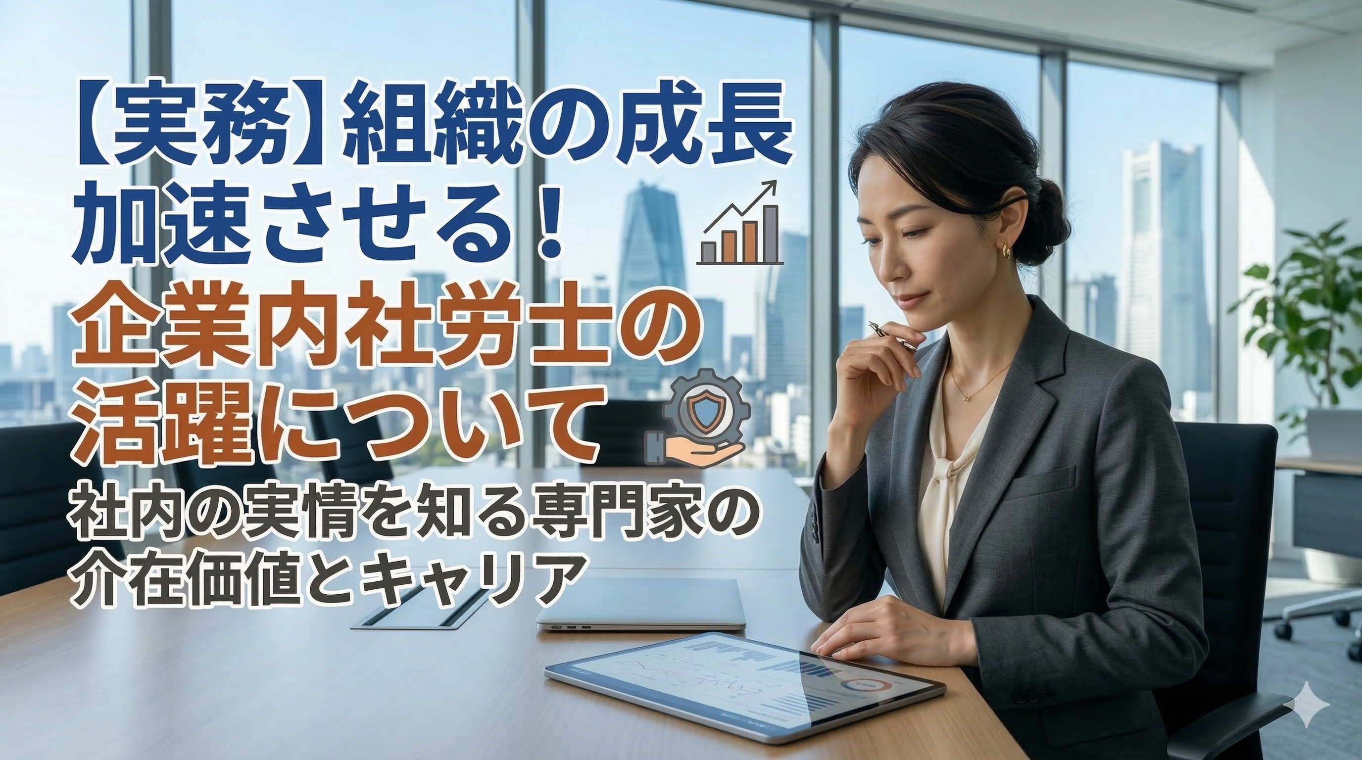 【実務】組織の成長を加速させる！企業内社労士の活躍と介在価値